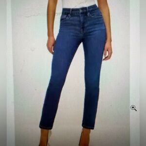 ✨ GOOD AMERICAN ✨ women Good Legs Straight Stretchy Jeans Size 8/29 blue 007